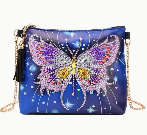 Diamond Painting Handtasche Schmetterling